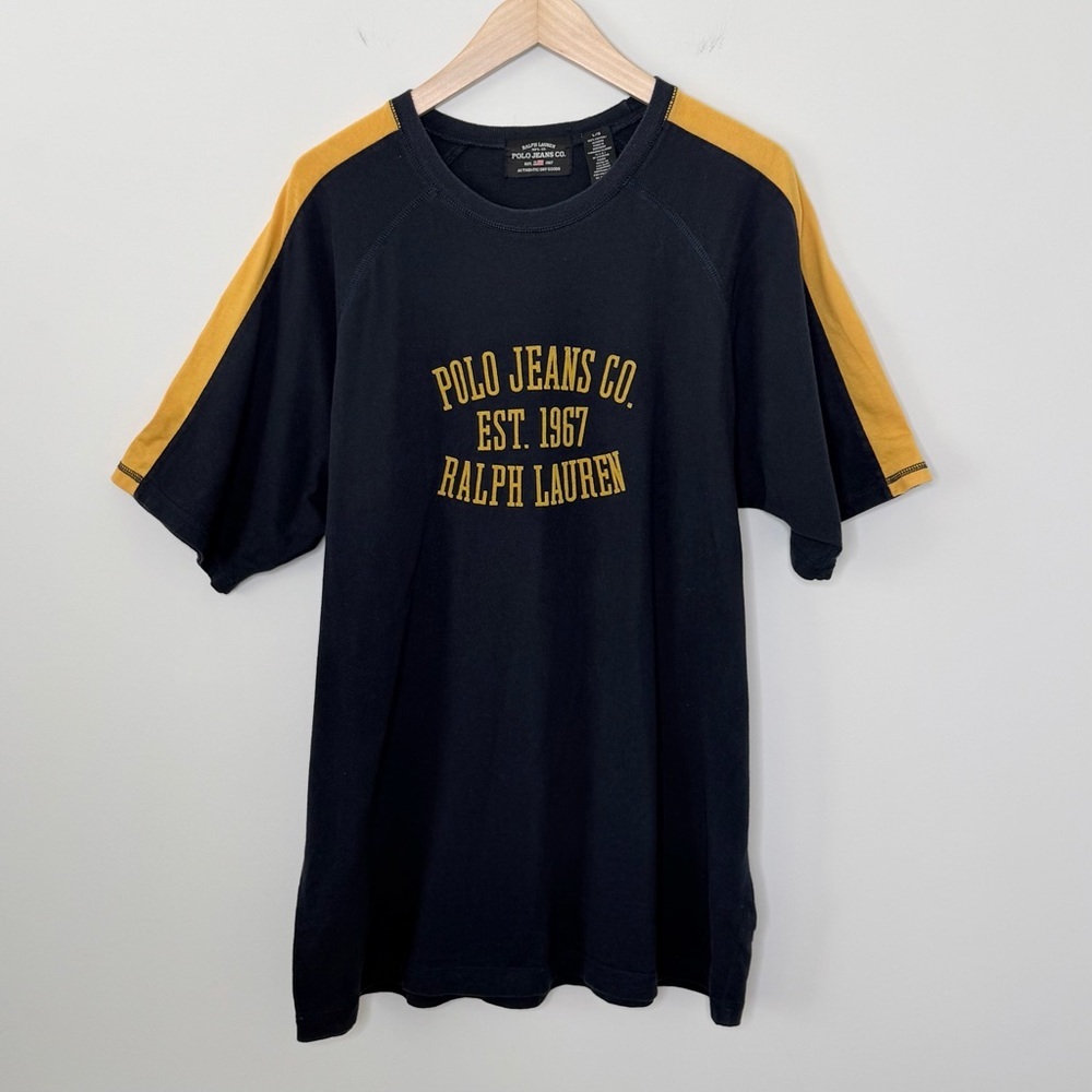 Vintage Polo Jeans Co. Ralph Lauren Y2K Graphic T-Shirt – Men’s Large